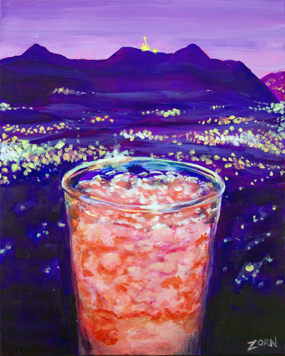 Agua de Sandia Over Crushed Ice